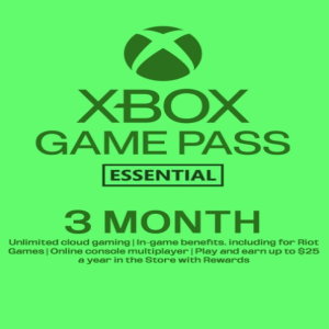 Xbox Game Pass Essential - 3 Month Membership