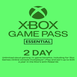 Xbox Game Pass Essential - 2 Day Trial Membership