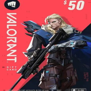 VALORANT Gift Card 50 USD - Riot Key - UNITED STATES