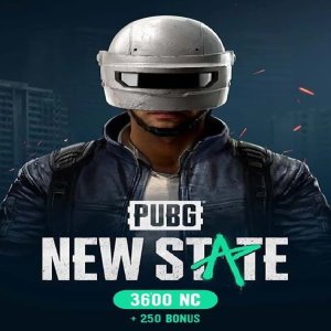 PUBG New State 3600 NC + 250 Bonus Key